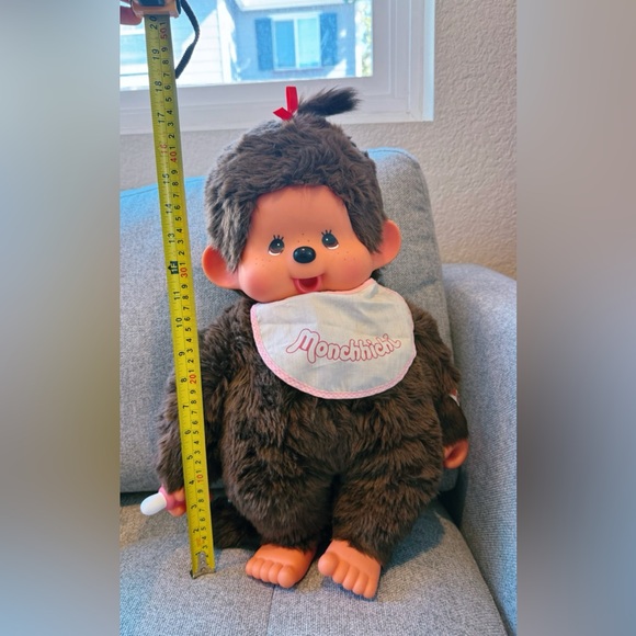 Very large Monchhichi vintage girl doll - Picture 5 of 9